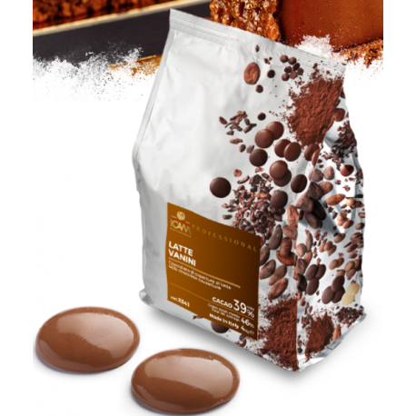 Ciocolata cu lapte Vanini  39%  (15kg)