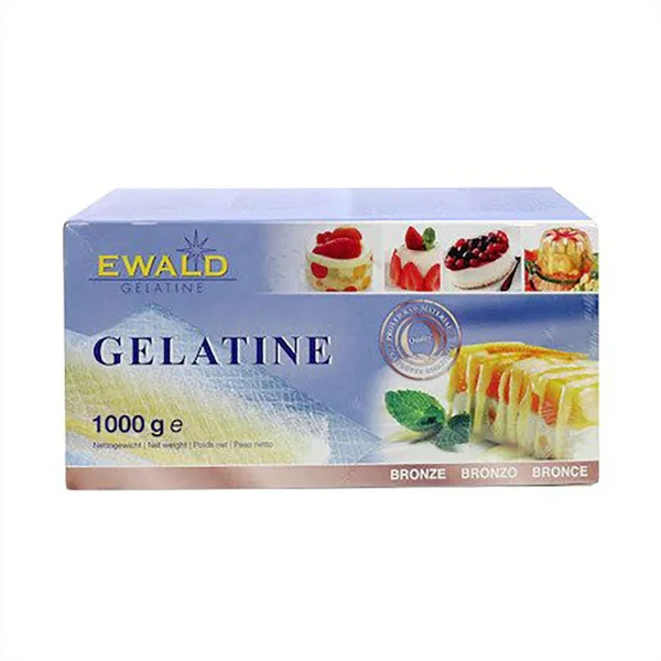 Gelatina in foi "Ewald" (500 foi-200 Bloom) (1kg)