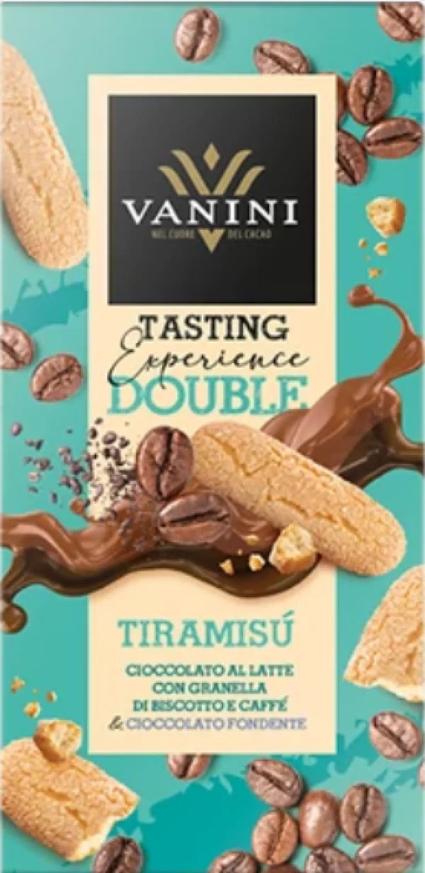 Ciocolata neagra cu lapte Tiramisu (85 g)