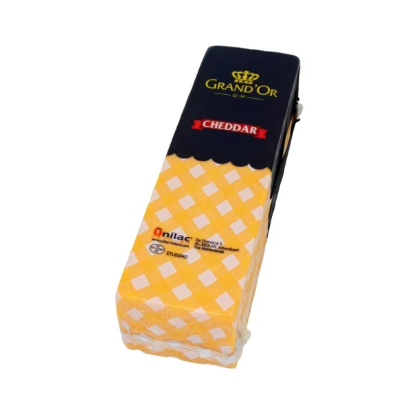 Cascaval Cheddar rosu 50 % Grand'Or (2.5 kg)