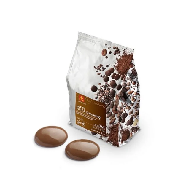 Ciocolata cu lapte fara zahar (4kg)