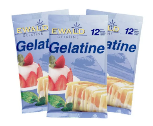 Gelatina in foi "Ewald'' (12 foi) (20 g)