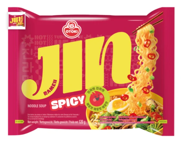 Taietei instant spicy Jin Ramen Ottogi (120g)