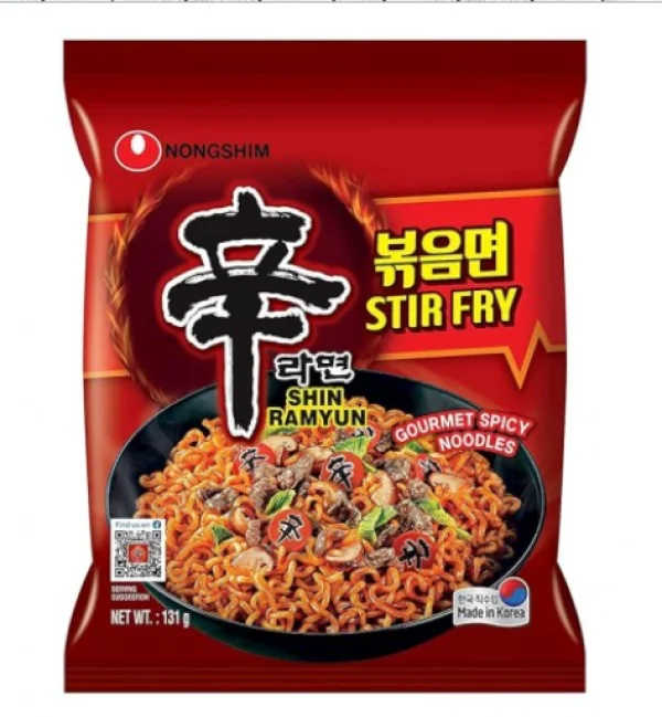 Taietei instant Shin Ramyun Stir Fry Nongshim (131g)