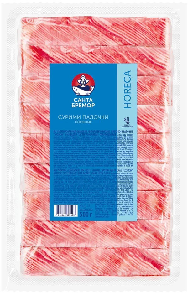 Bastonase surimi "Crab de zapada" (500gr)