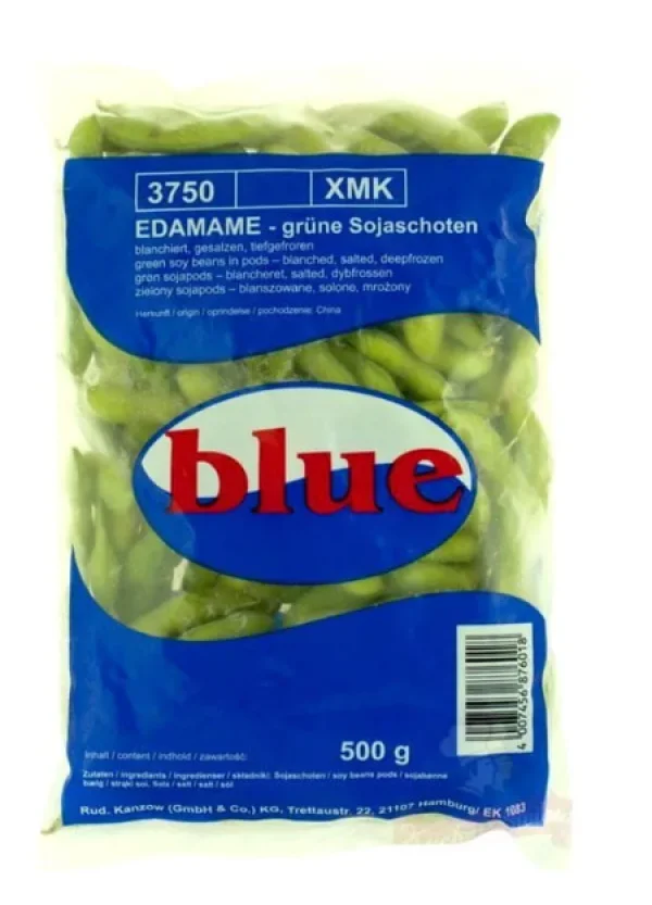 Boabe de soia verde cu teaca Edamame  (500gr)