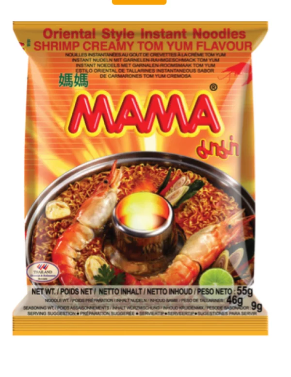 Taietei instant creveti cremosi Mama (90g)