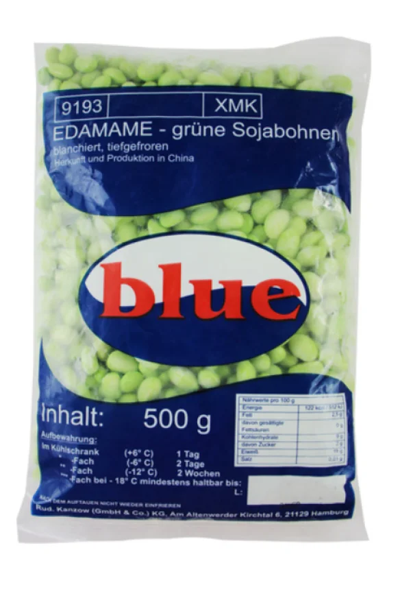 Boabe de soia verde fara teaca Edamame (500gr)